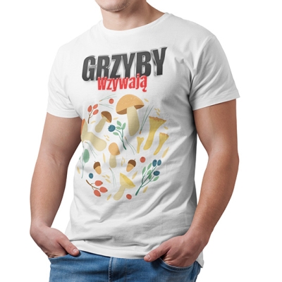 KOSZULKA grzybowa GRZYBY WZYWAJĄ